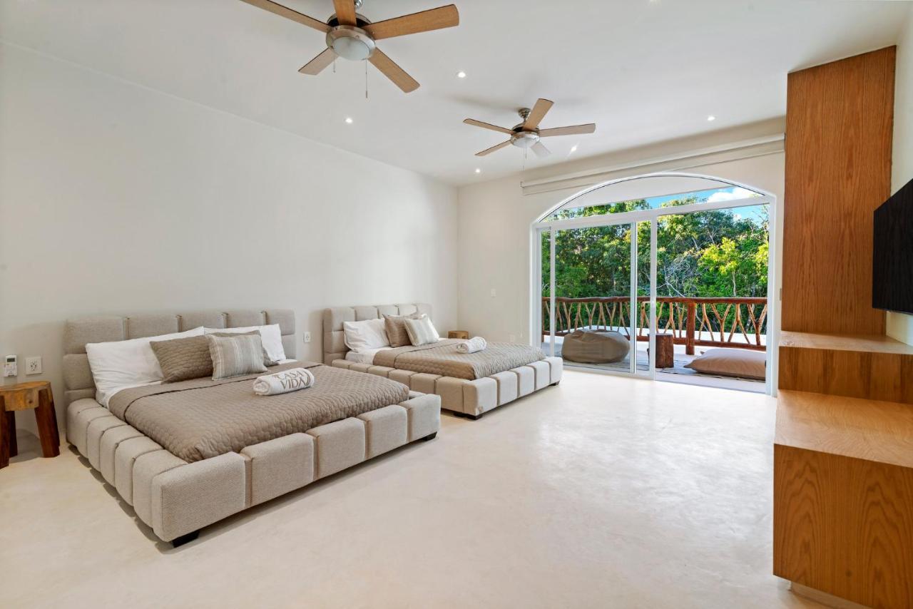 Casa Vida Luxury Villa 6Bd 7Br Sleeps Up To 19 In Aldea Zama Tulum Ngoại thất bức ảnh